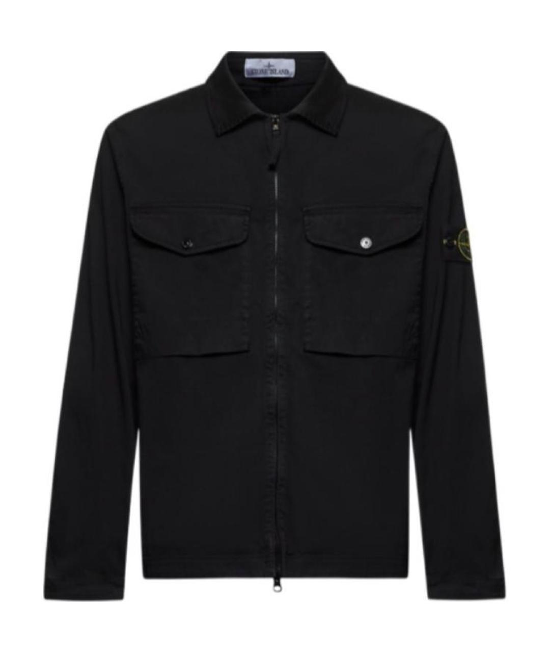 STONE ISLAND Черная куртка, фото 1
