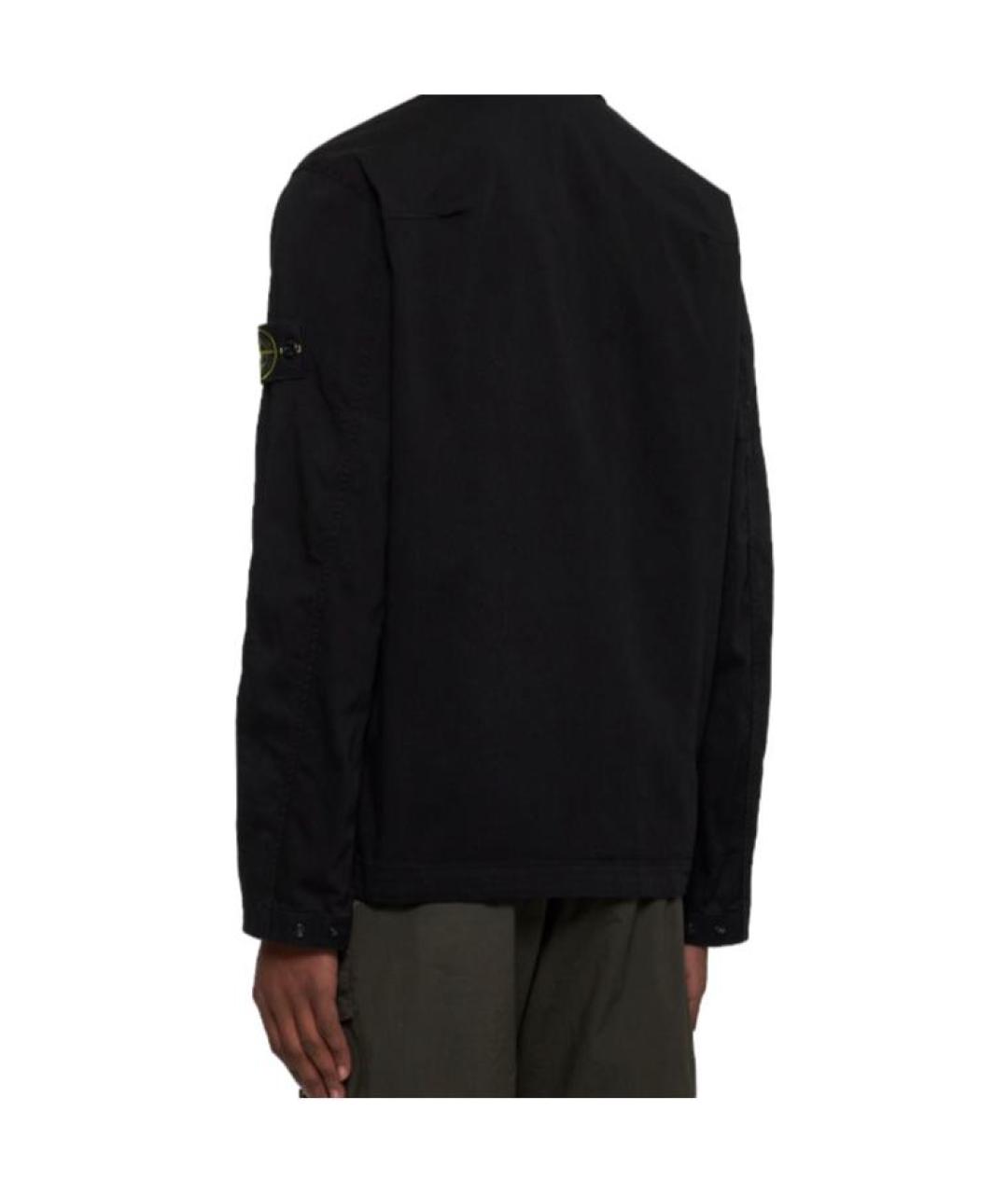 STONE ISLAND Черная куртка, фото 2
