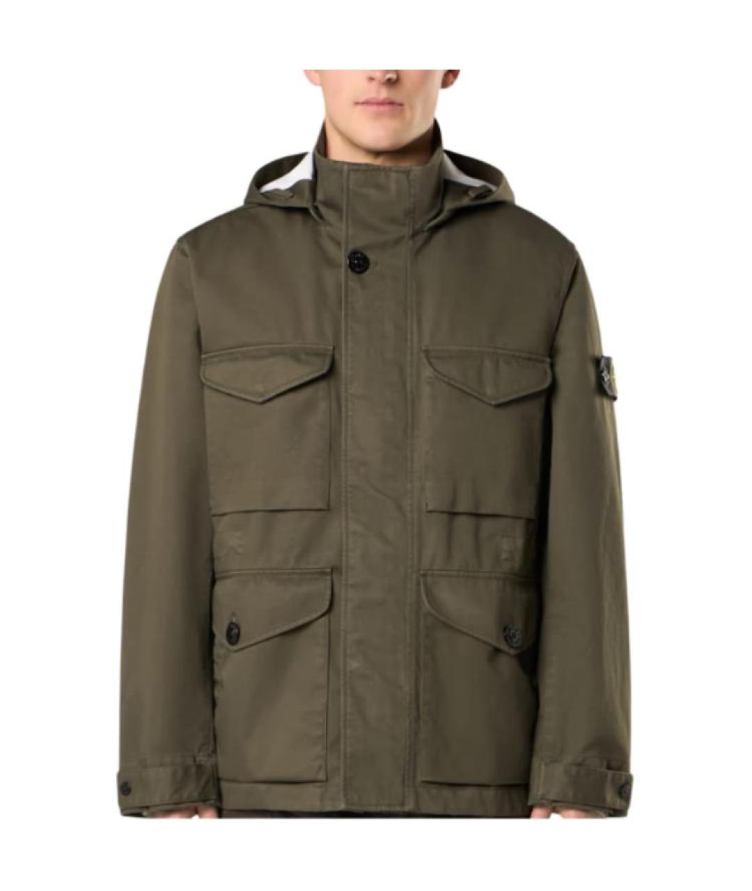 STONE ISLAND Зеленая куртка, фото 3