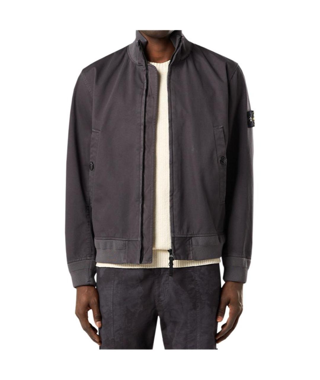 STONE ISLAND Серая куртка, фото 3