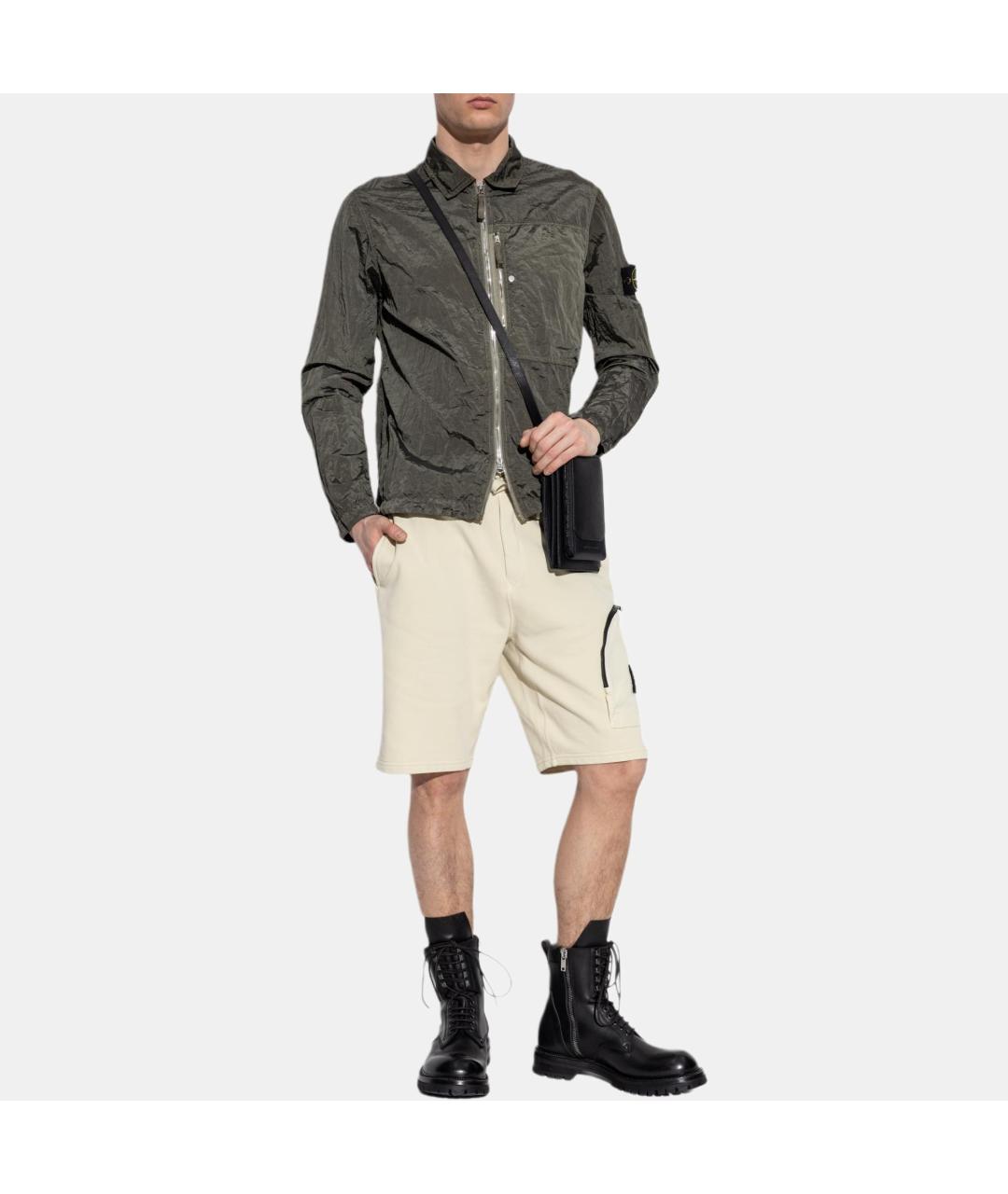 STONE ISLAND Зеленая куртка, фото 2