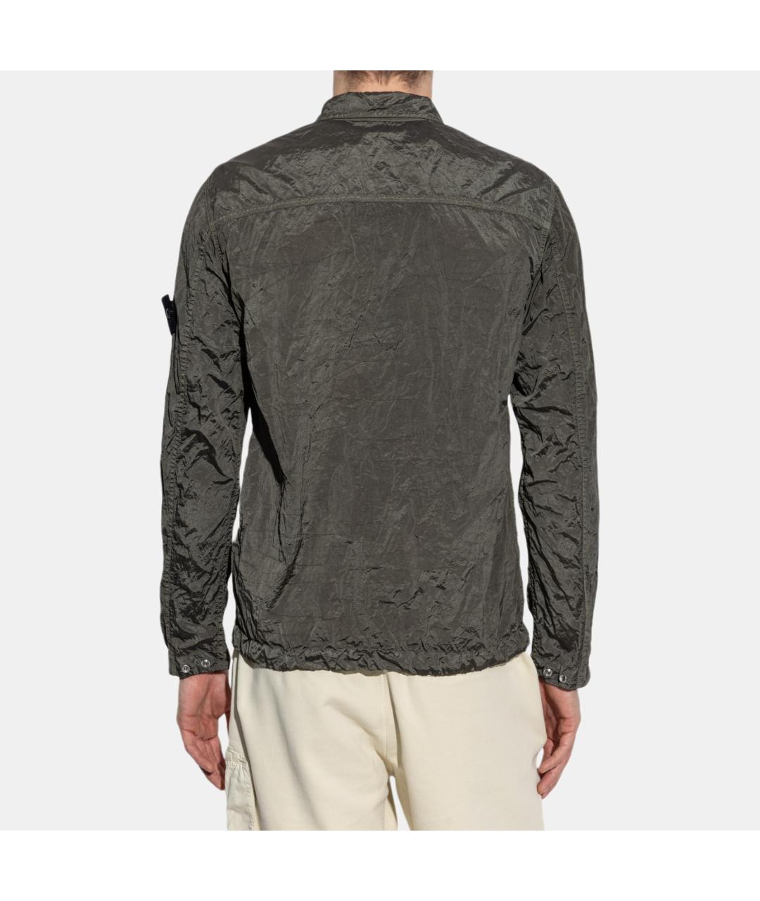 STONE ISLAND Зеленая куртка, фото 4