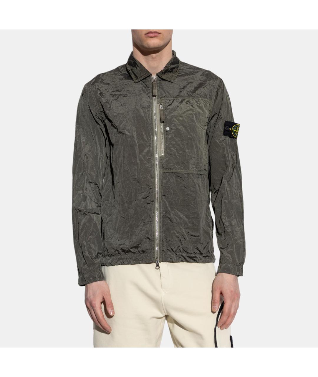 STONE ISLAND Зеленая куртка, фото 3