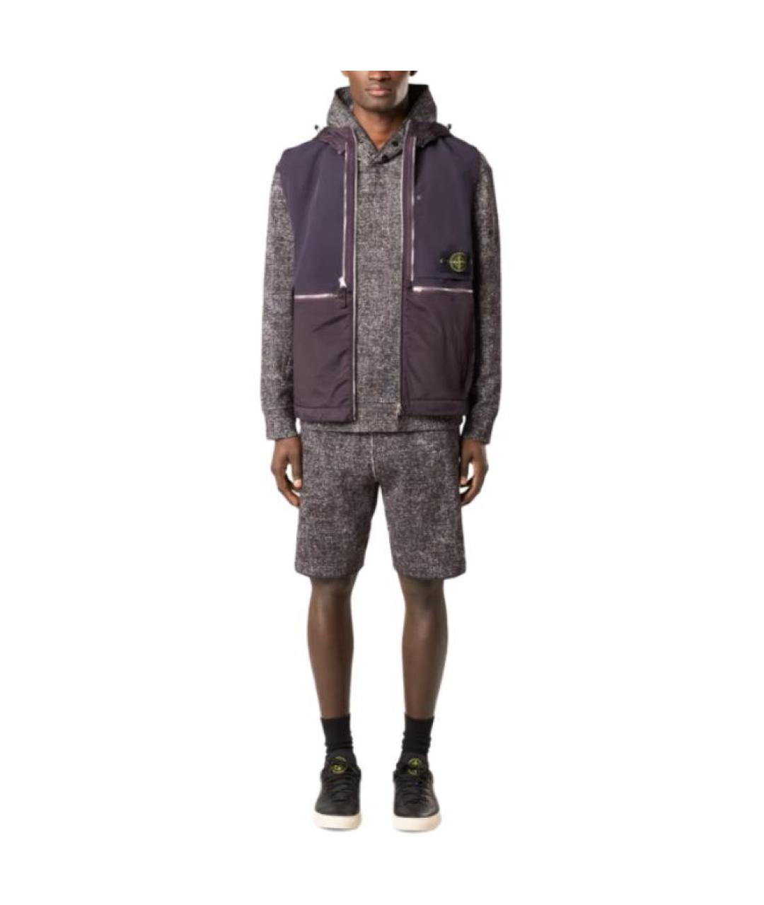 STONE ISLAND Фиолетовая куртка, фото 3