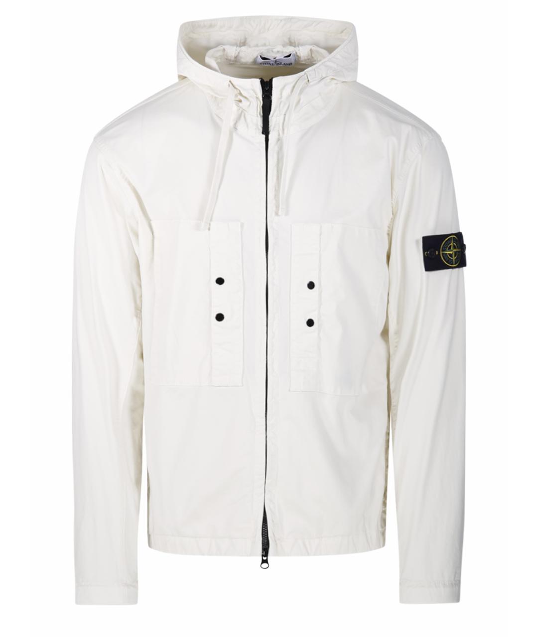 STONE ISLAND Белая куртка, фото 1