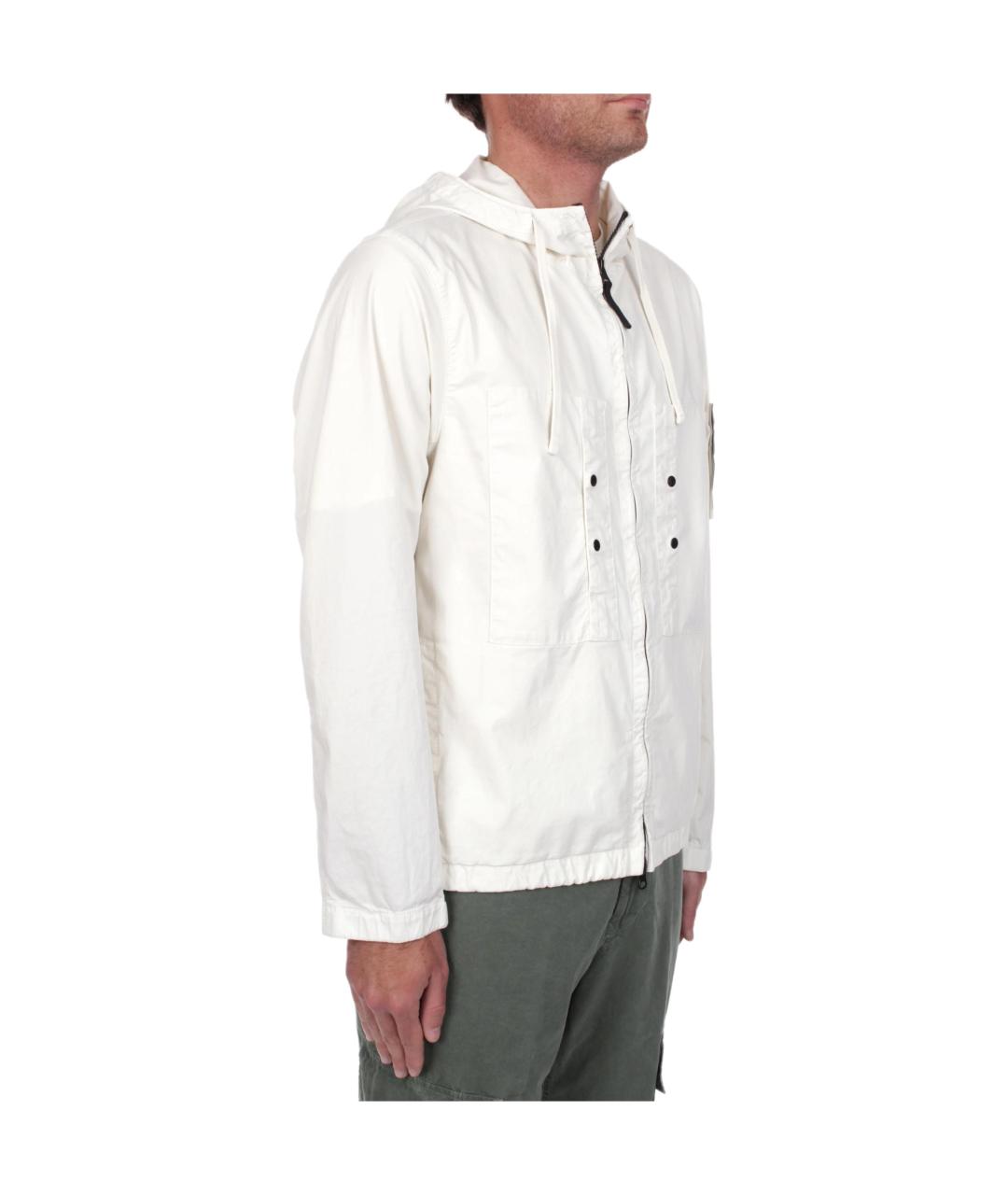 STONE ISLAND Белая куртка, фото 4
