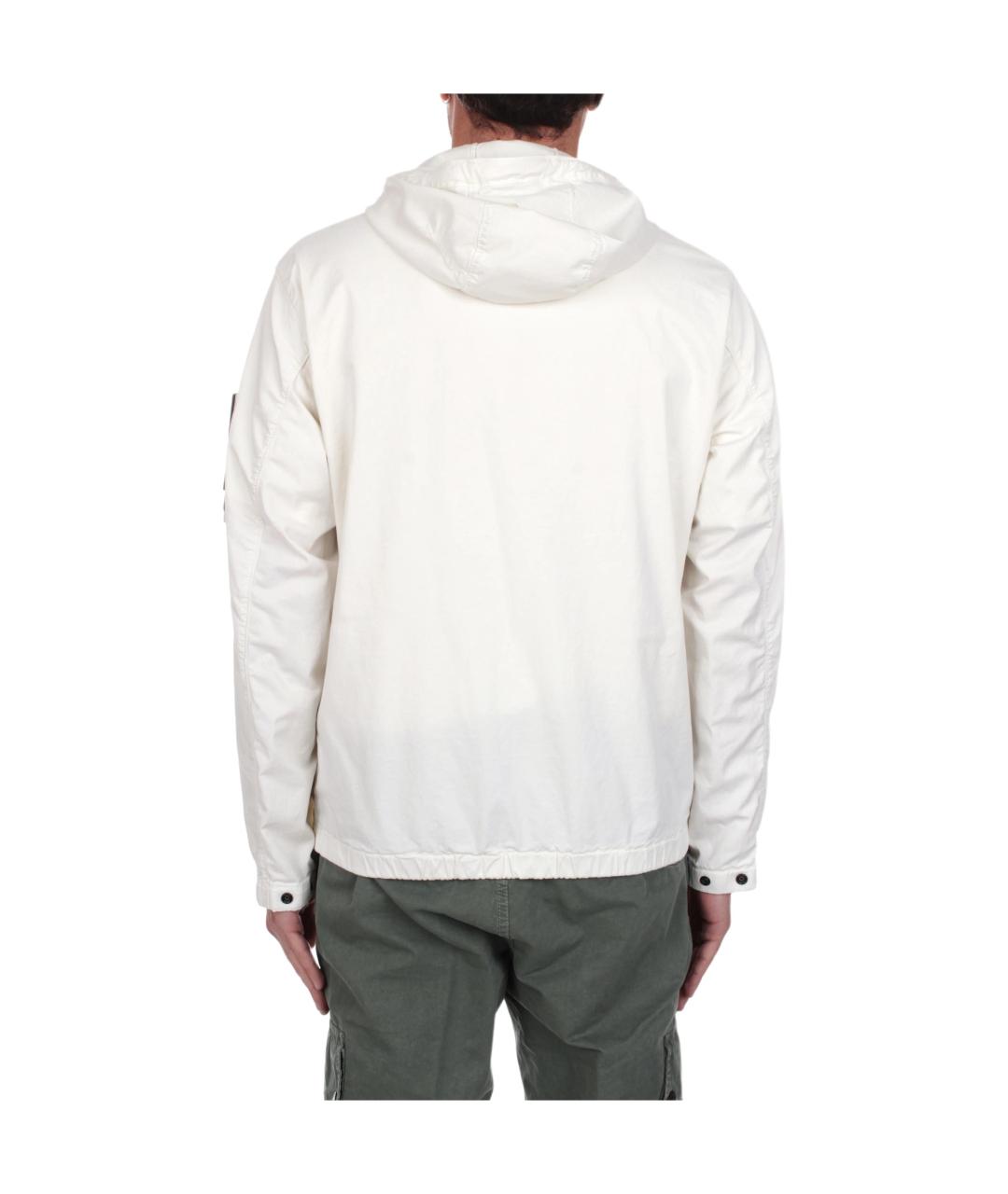 STONE ISLAND Белая куртка, фото 2