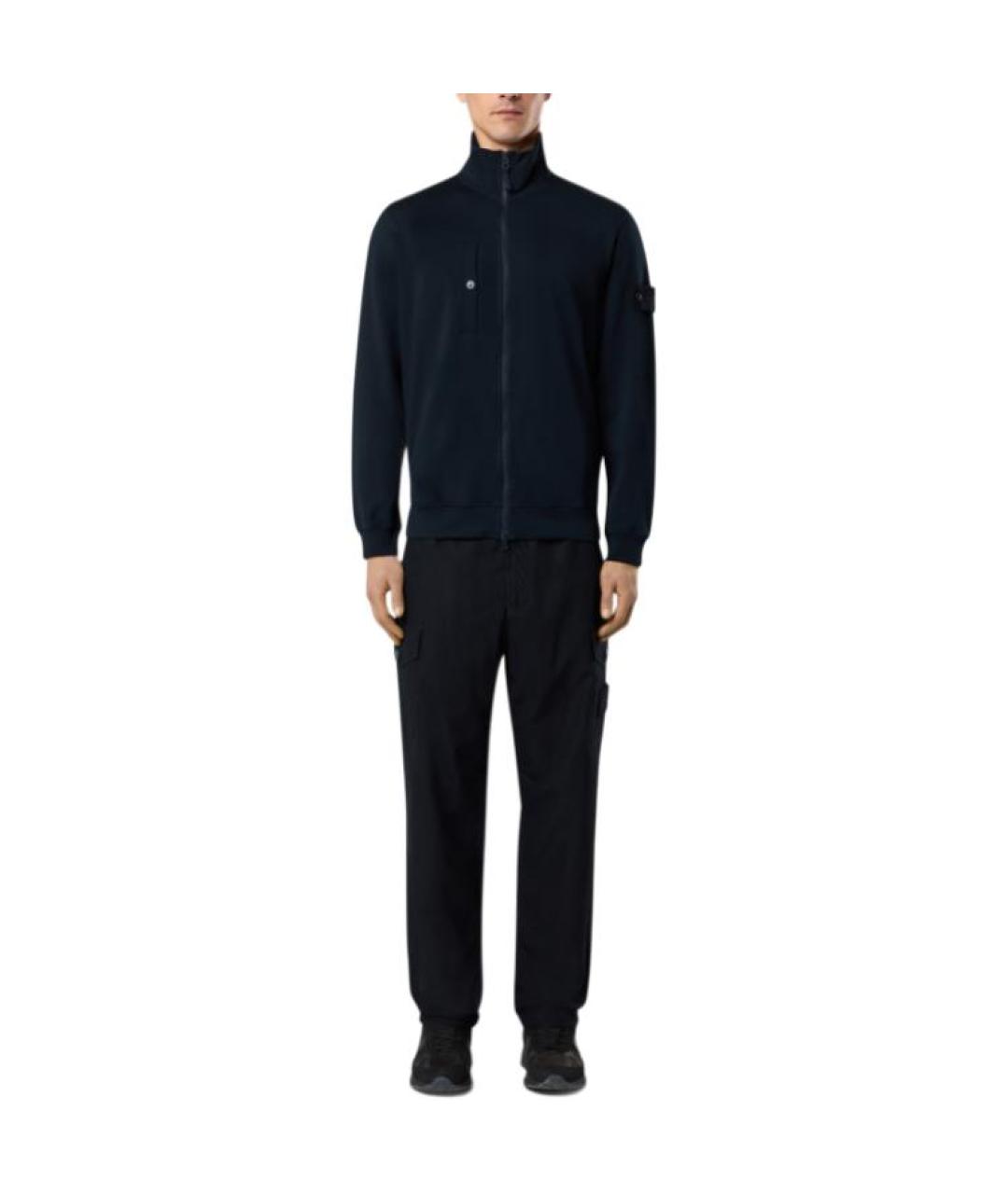 STONE ISLAND Темно-синяя куртка, фото 3