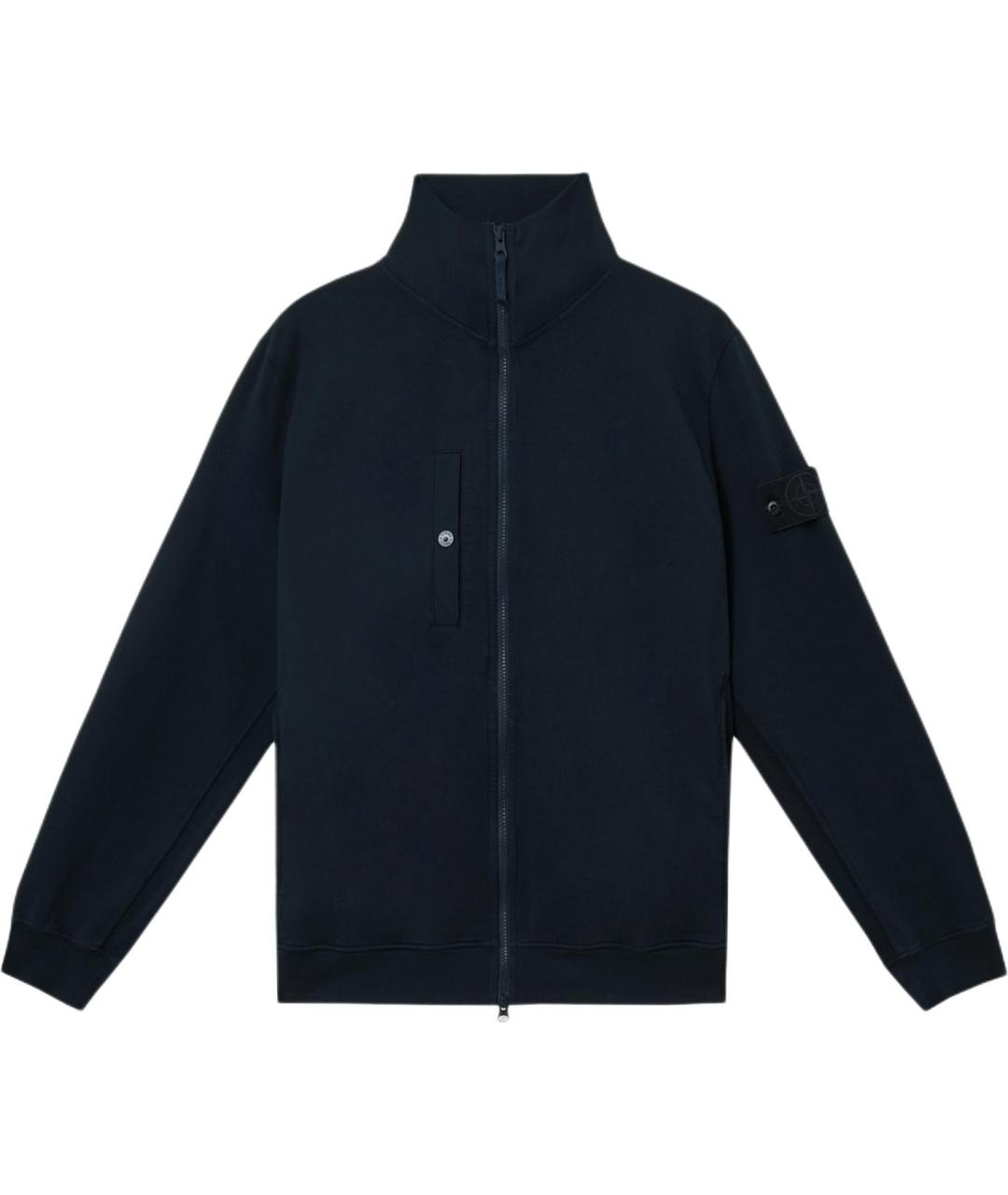 STONE ISLAND Темно-синяя куртка, фото 1