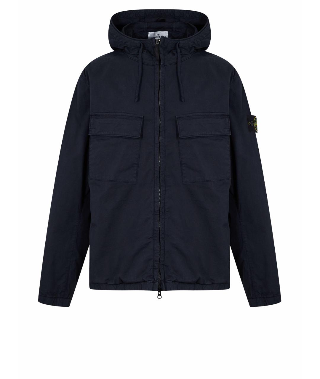 STONE ISLAND Темно-синяя куртка, фото 1