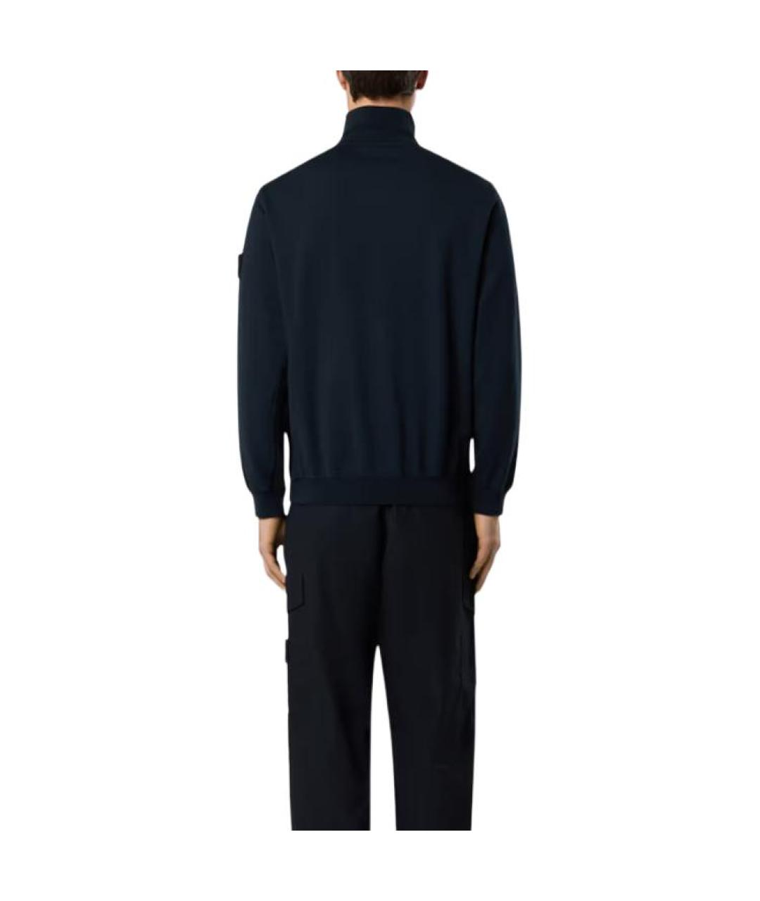 STONE ISLAND Темно-синяя куртка, фото 3