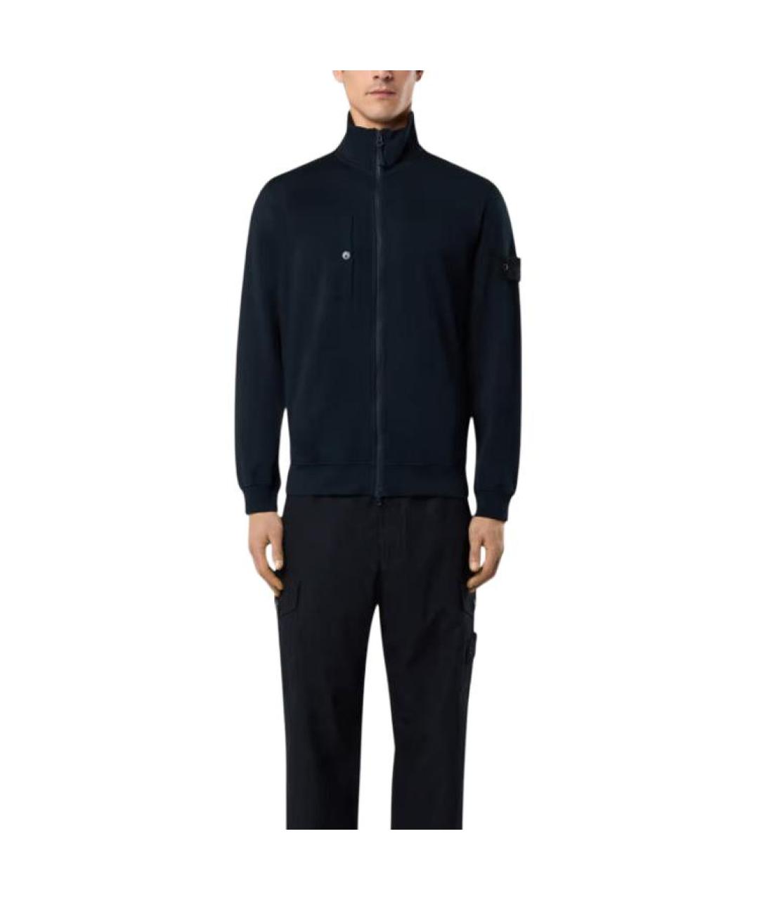 STONE ISLAND Темно-синяя куртка, фото 4