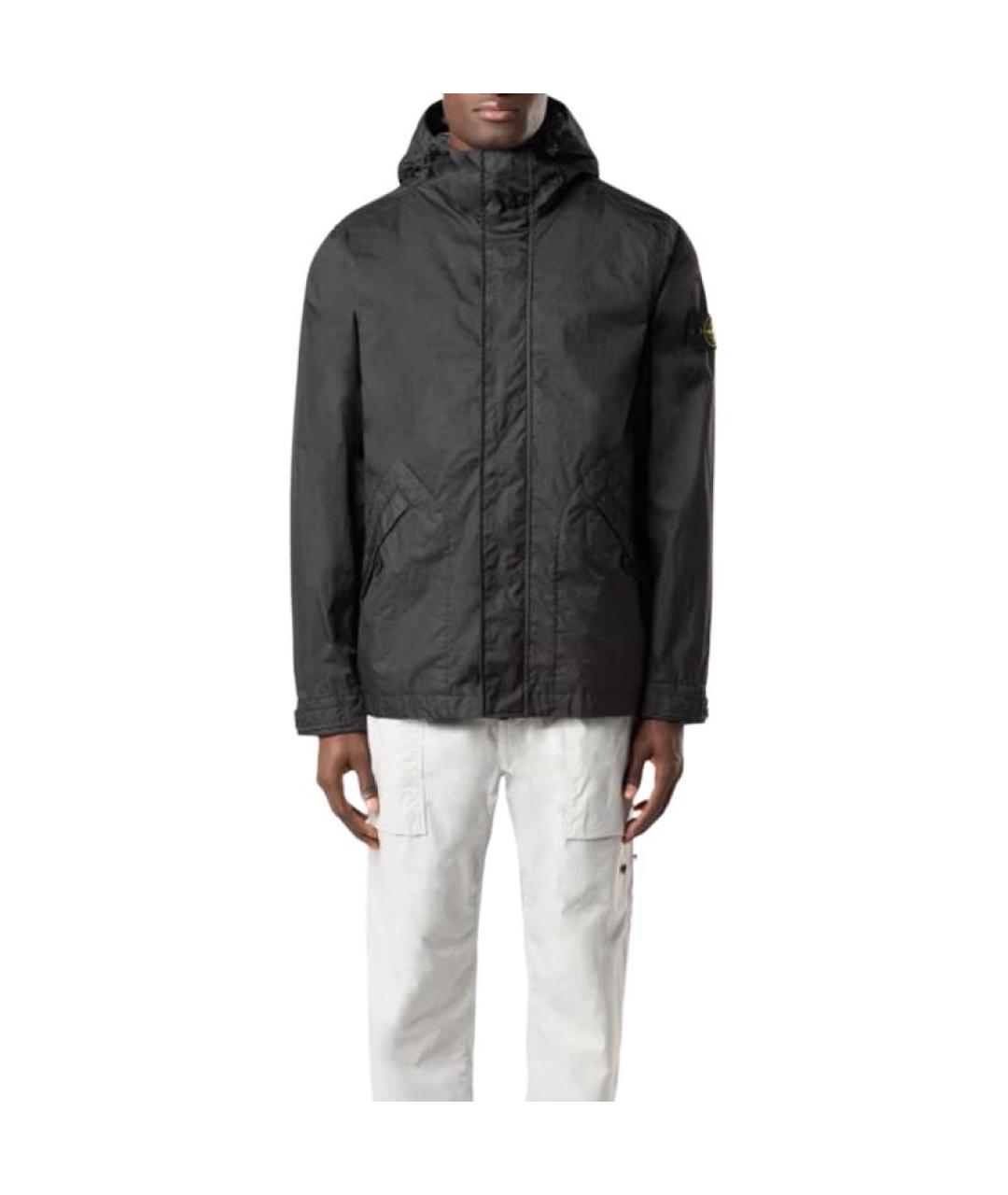 STONE ISLAND Черная куртка, фото 4