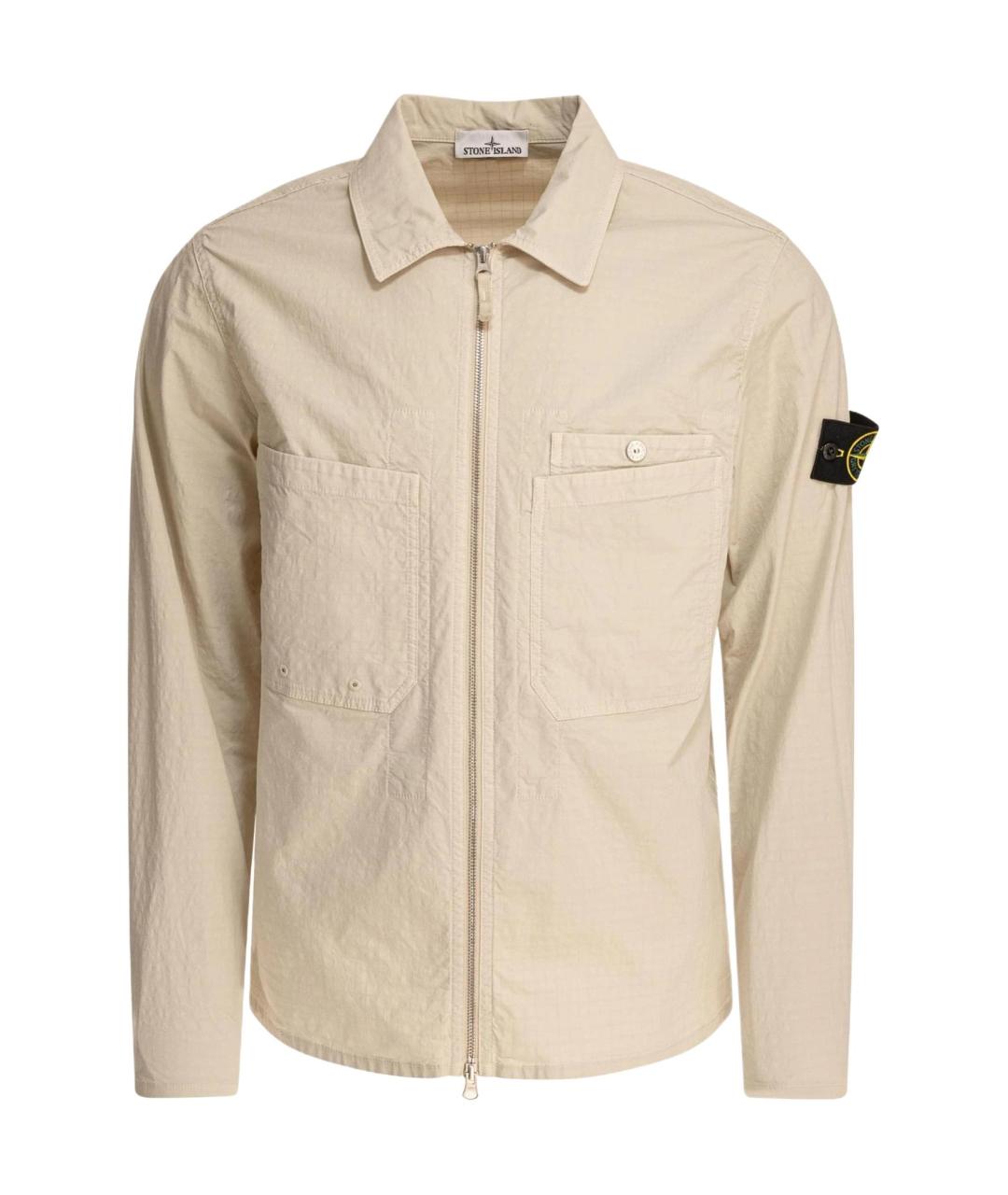 STONE ISLAND Бежевая куртка, фото 1