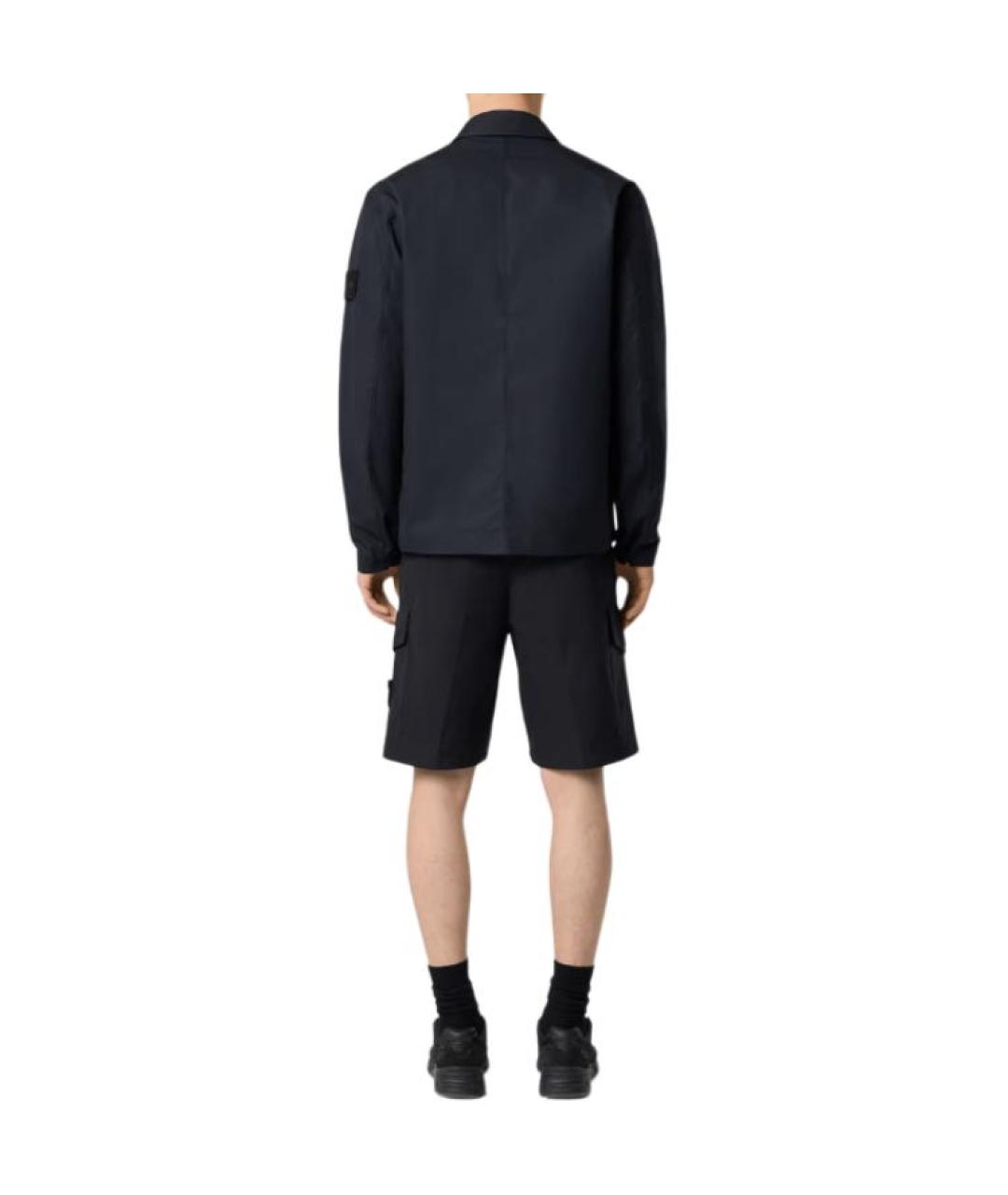 STONE ISLAND Черная куртка, фото 5