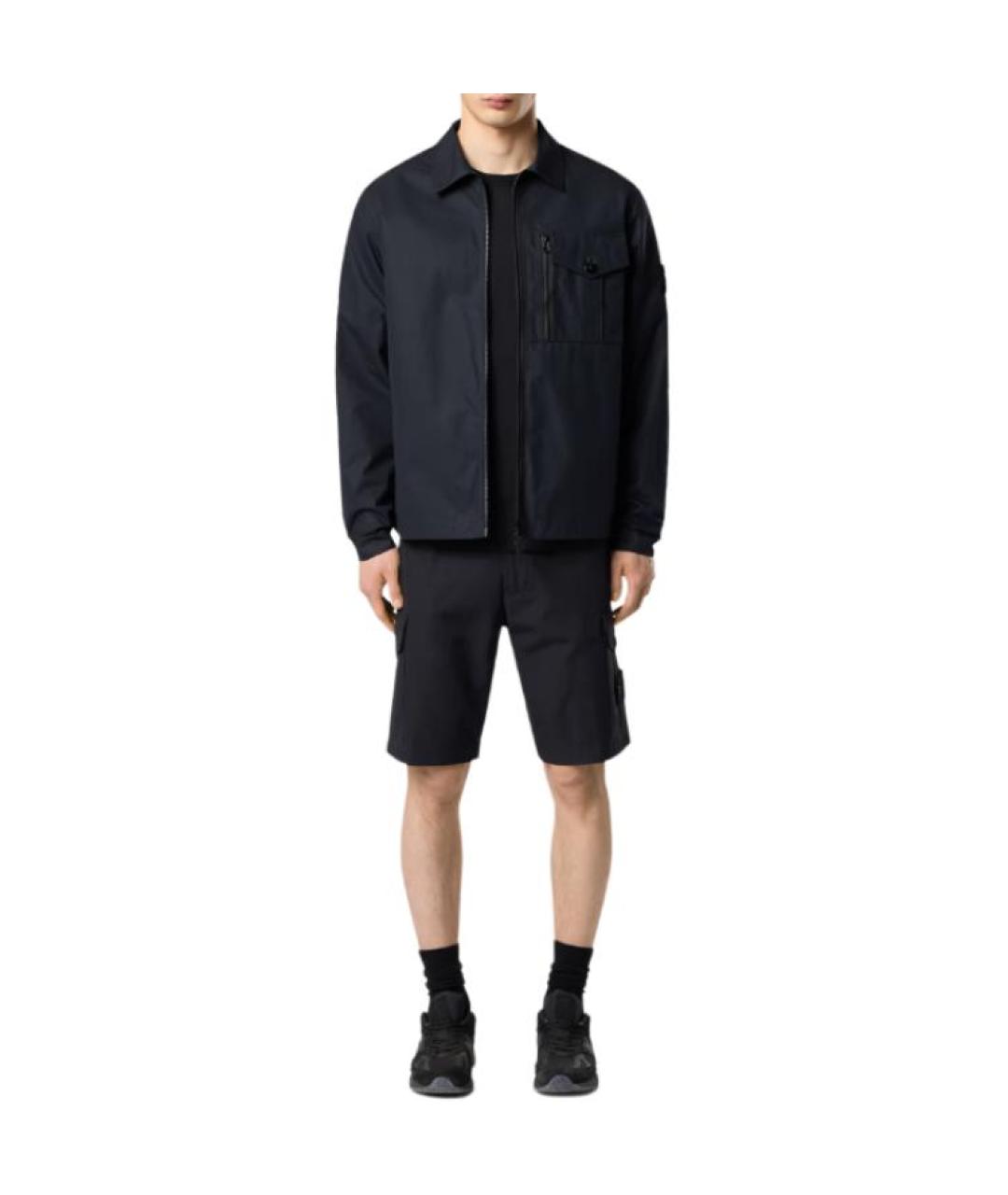 STONE ISLAND Черная куртка, фото 4