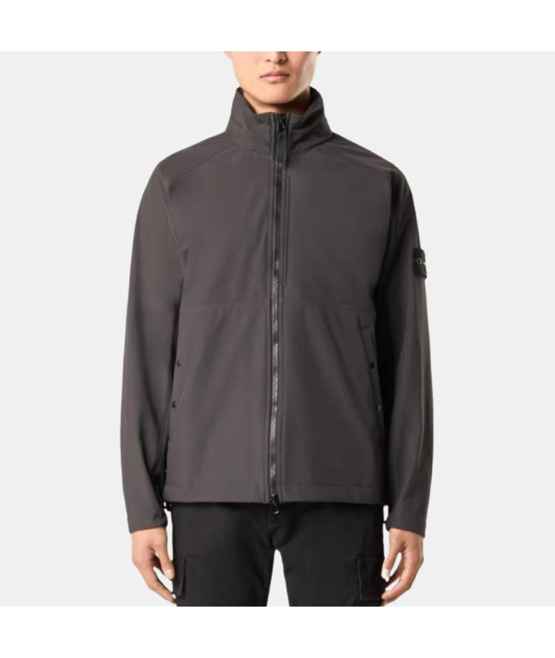 STONE ISLAND Серая куртка, фото 3