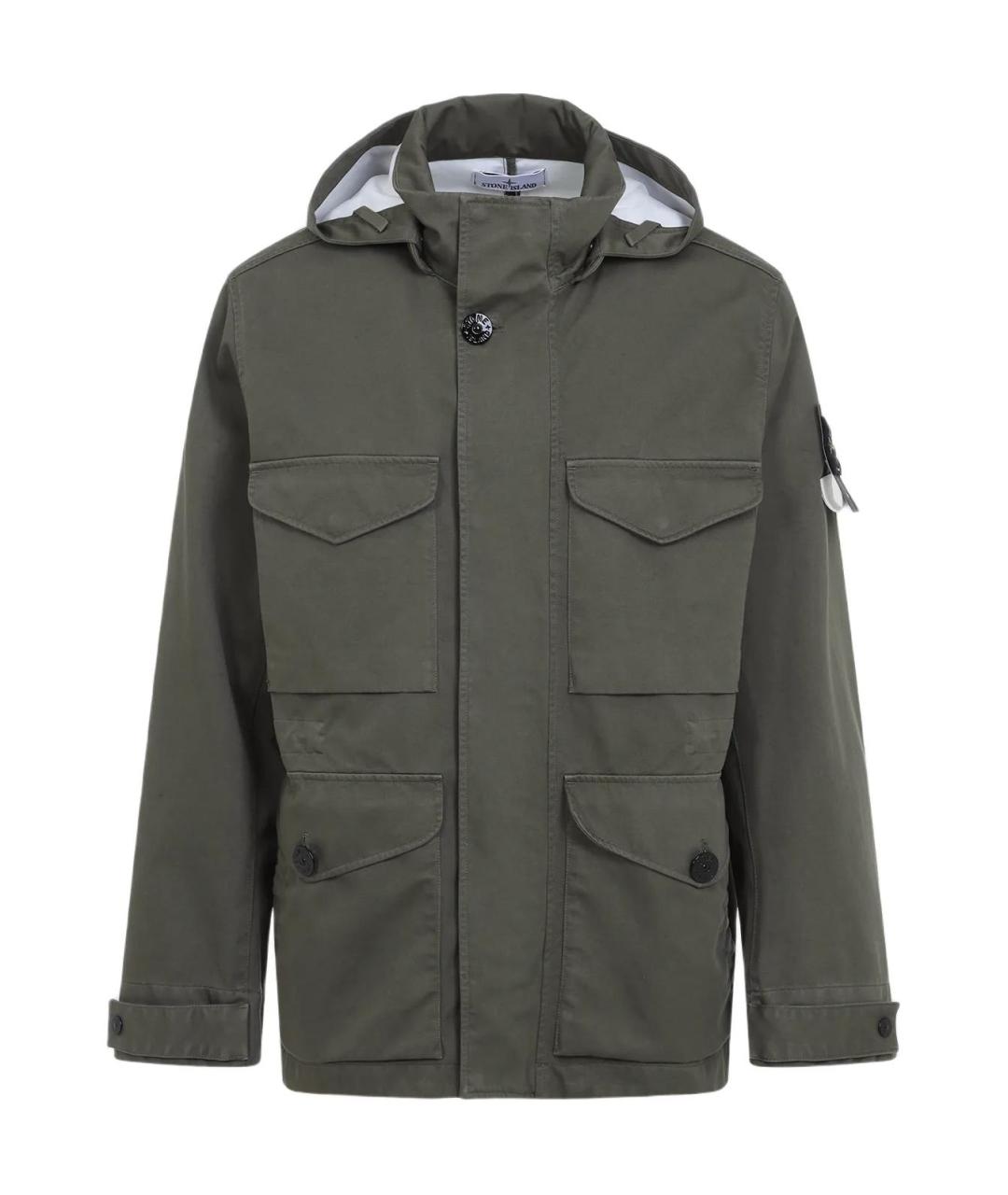 STONE ISLAND Хаки куртка, фото 1