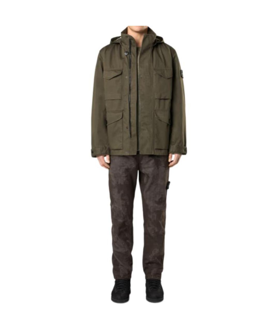 STONE ISLAND Хаки куртка, фото 3