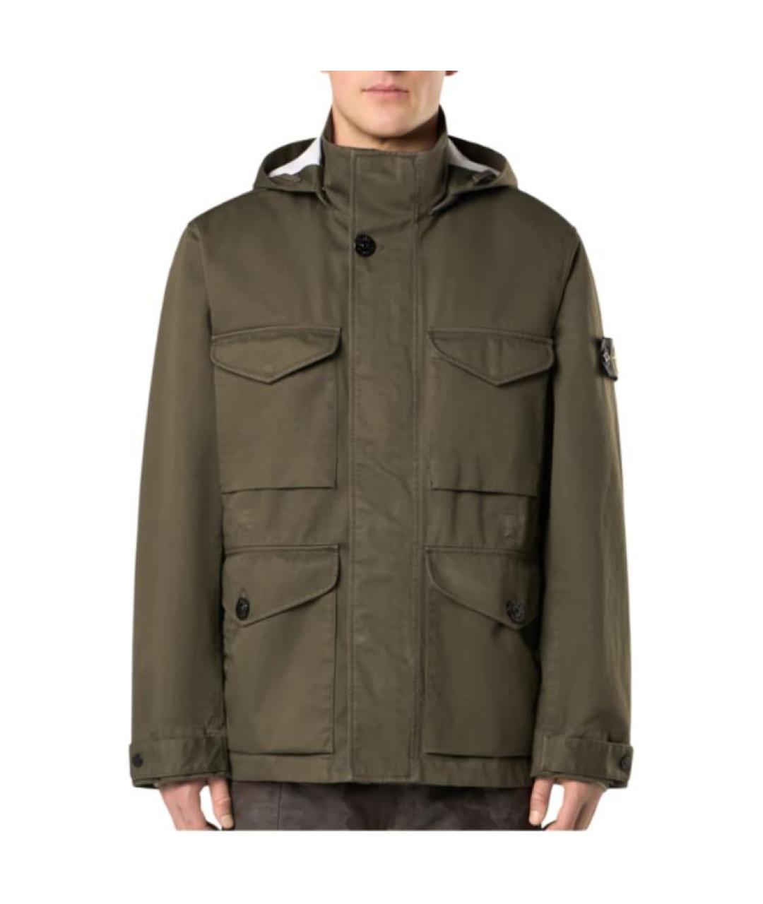 STONE ISLAND Хаки куртка, фото 5
