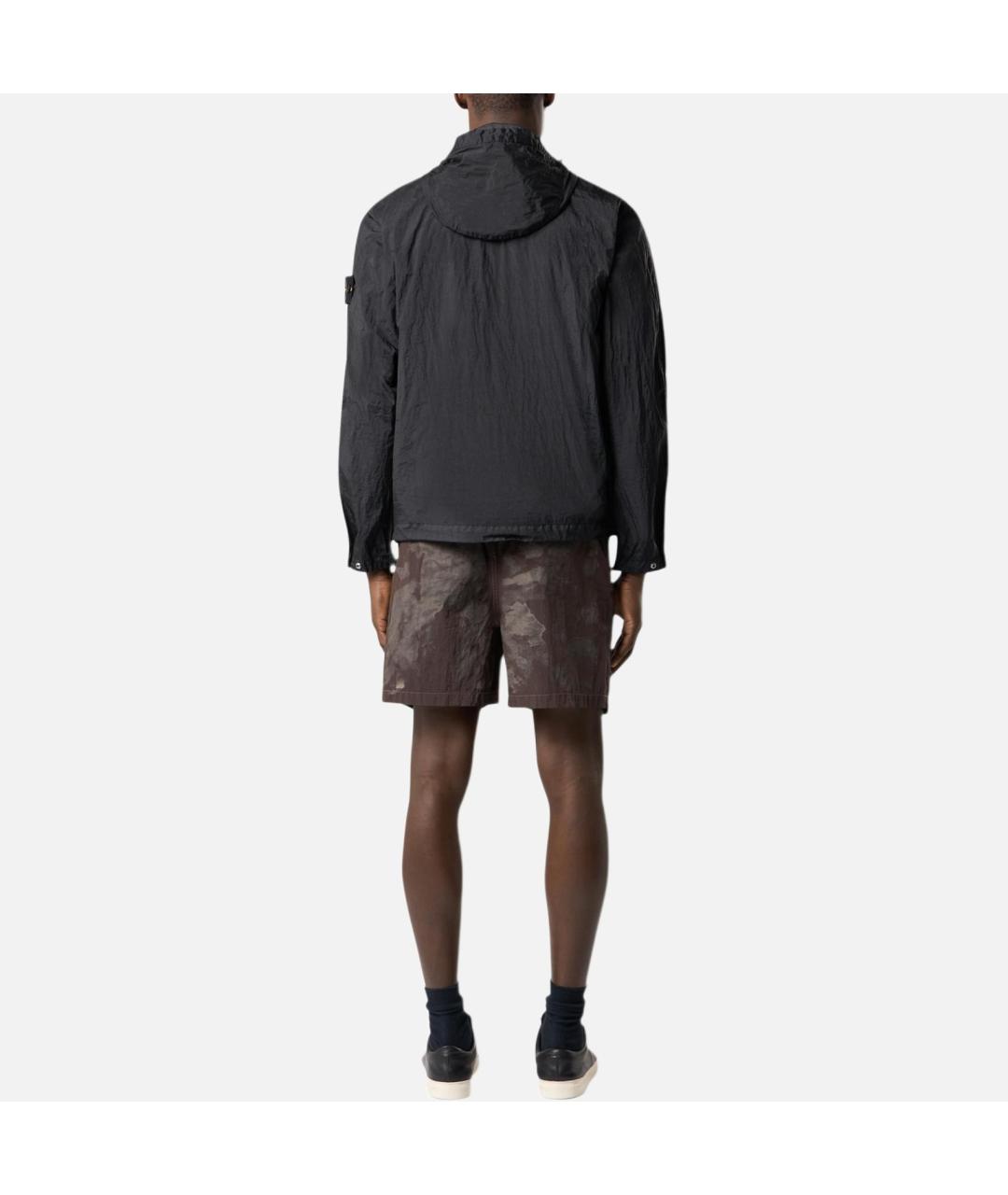 STONE ISLAND Черная куртка, фото 5