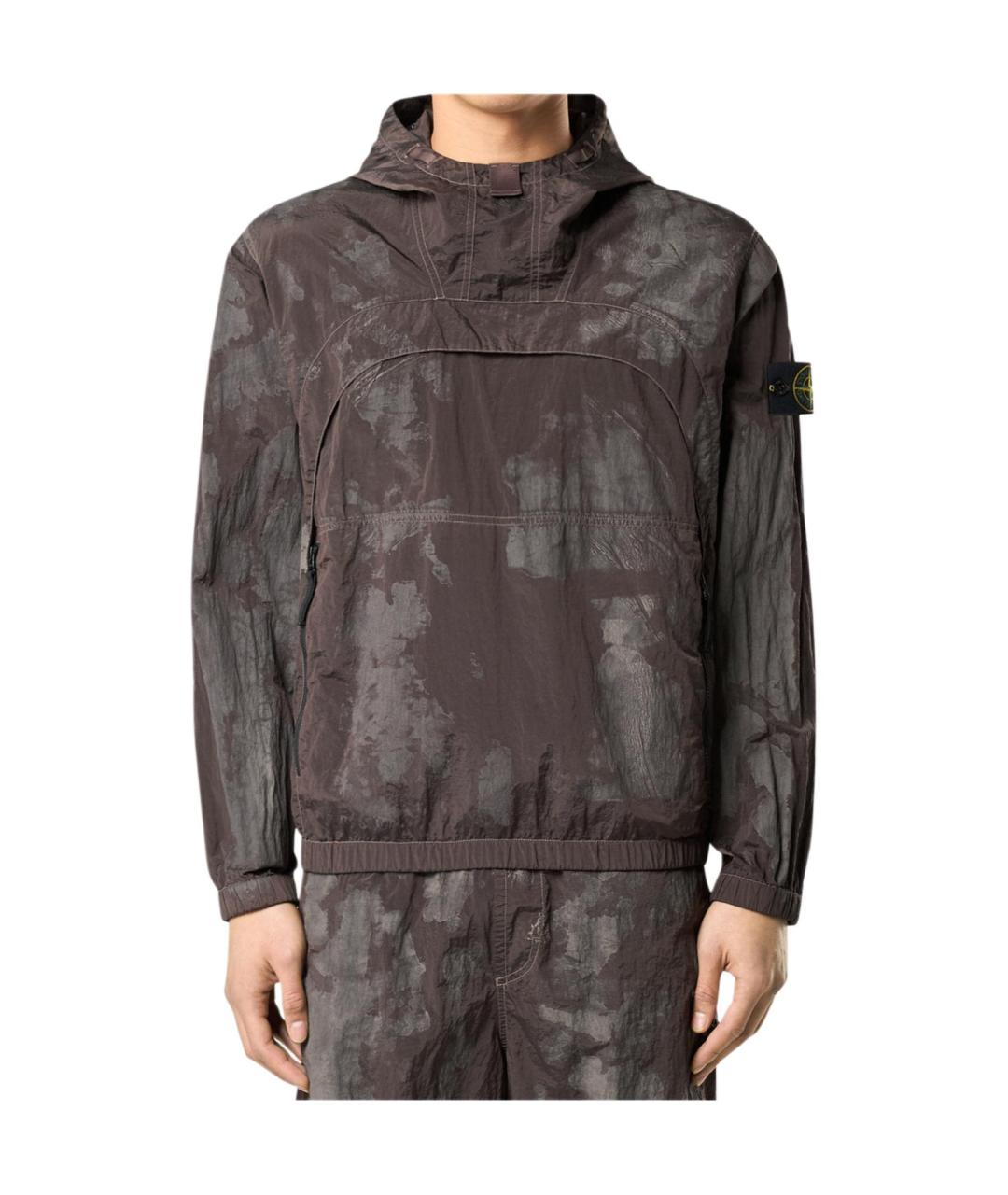 STONE ISLAND Хаки полиамидовая куртка, фото 5