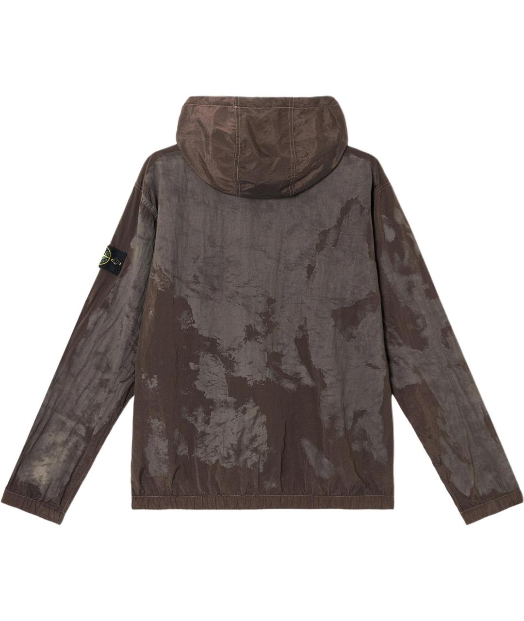 STONE ISLAND Хаки полиамидовая куртка, фото 2