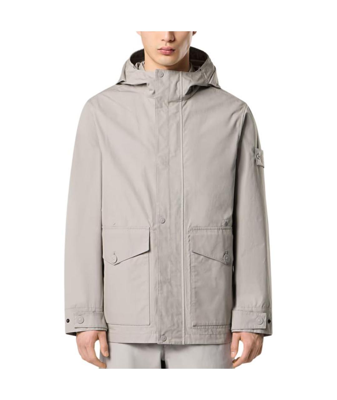 STONE ISLAND Серая куртка, фото 3
