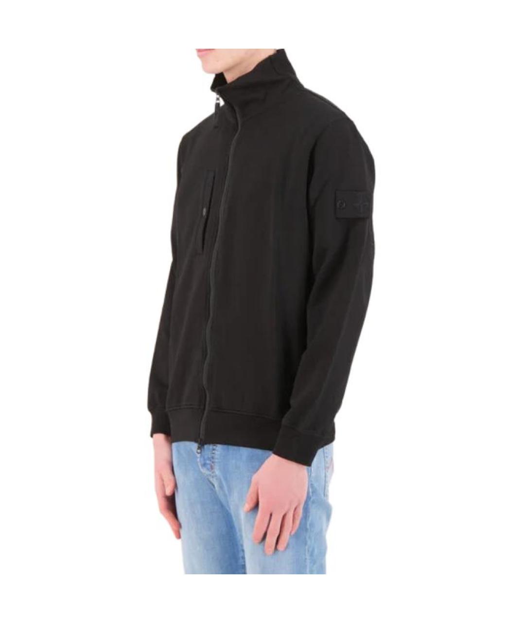 STONE ISLAND Черная куртка, фото 5