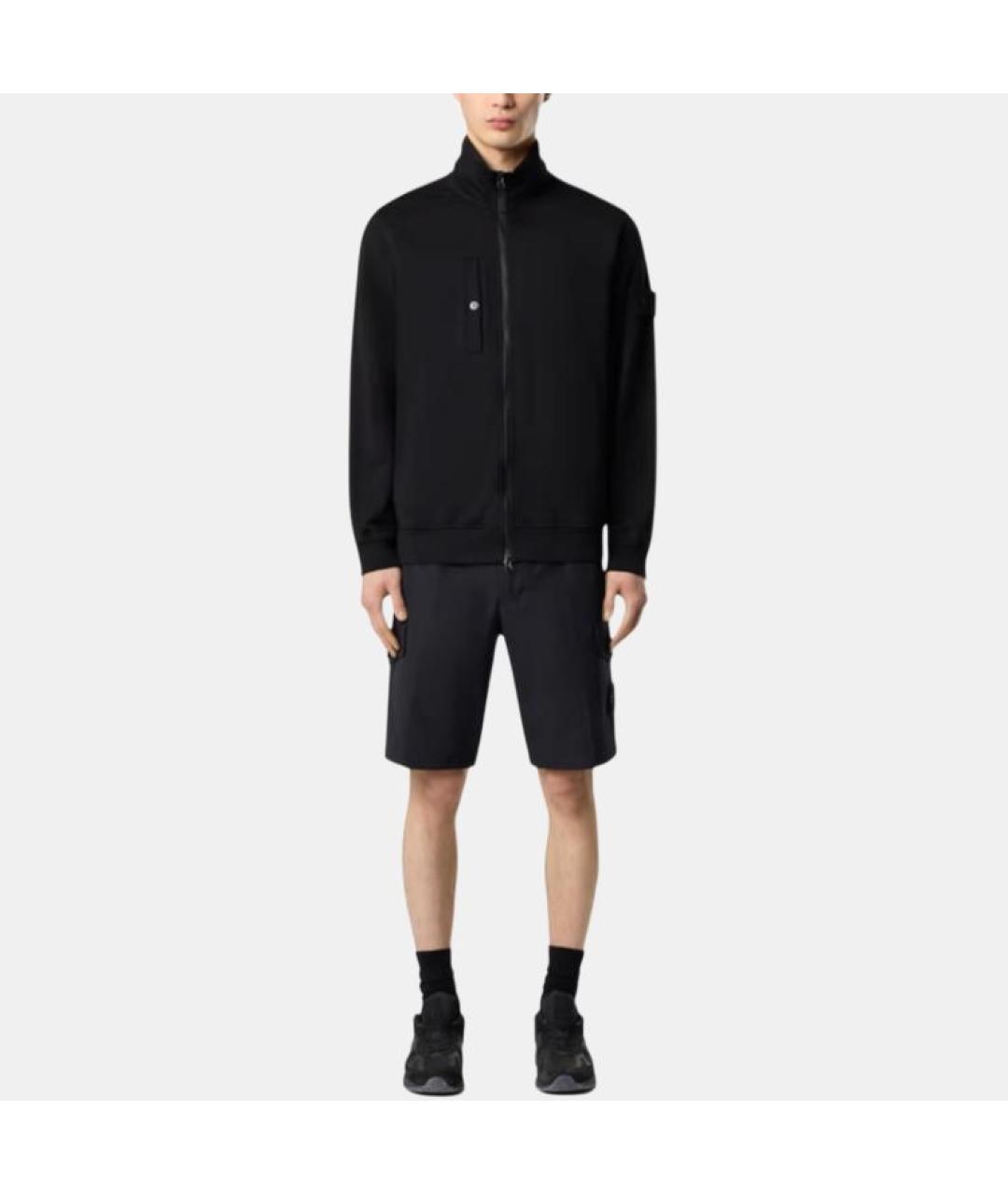 STONE ISLAND Черная куртка, фото 3