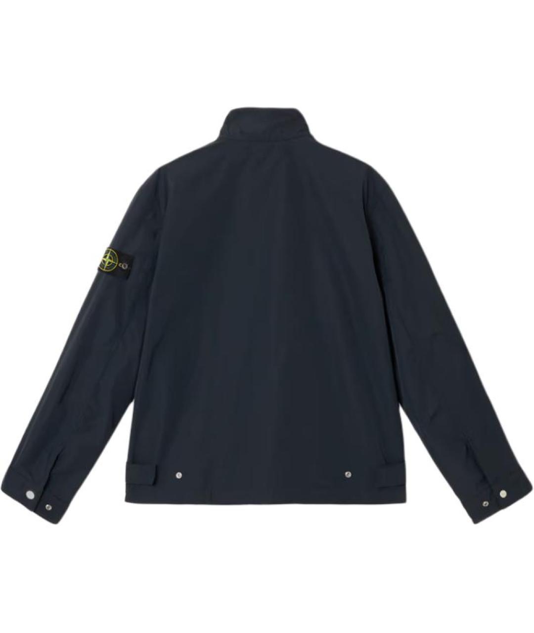STONE ISLAND Темно-синяя куртка, фото 2