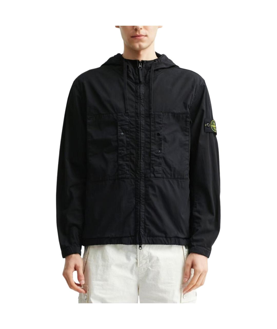 STONE ISLAND Черная куртка, фото 3
