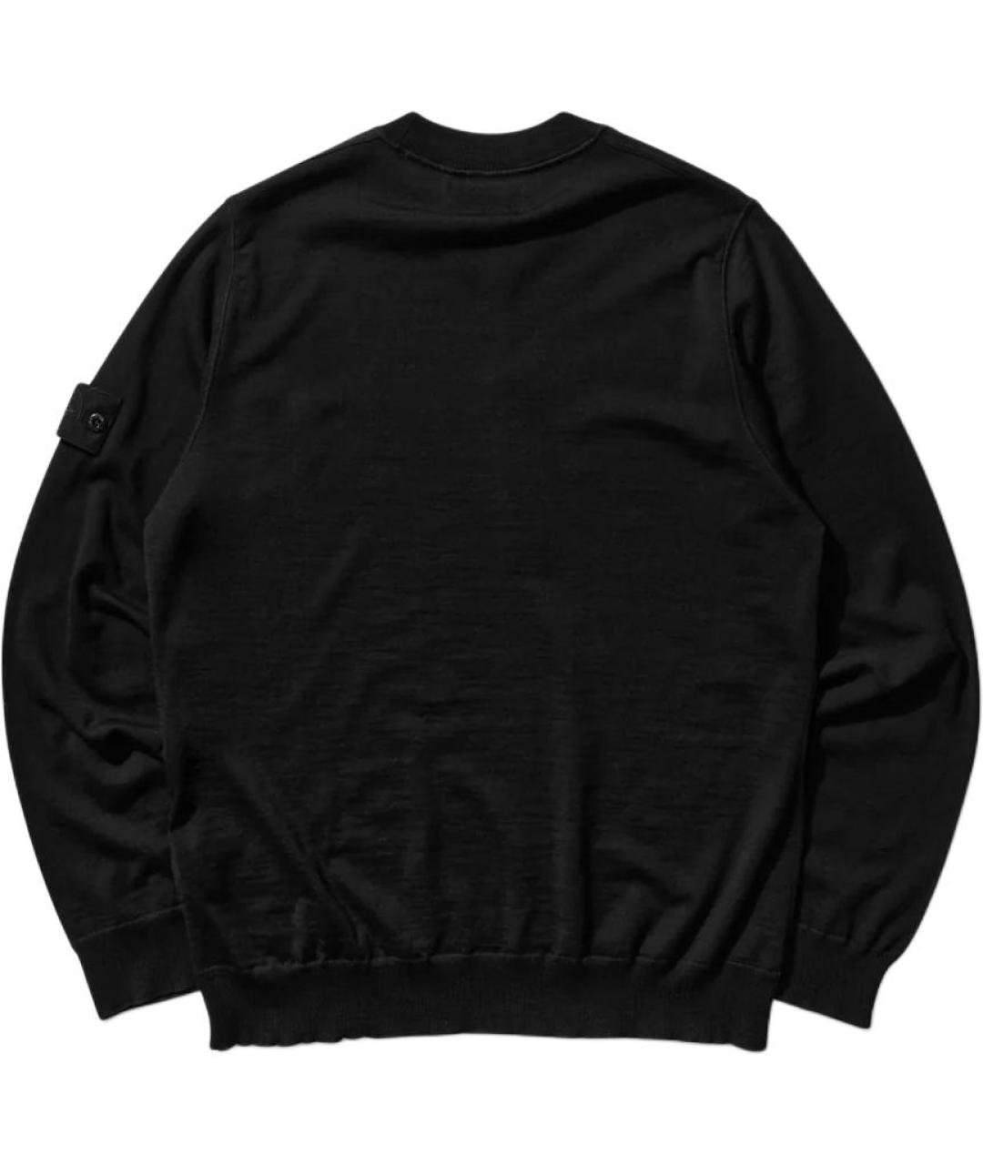 STONE ISLAND Черный джемпер / свитер, фото 2