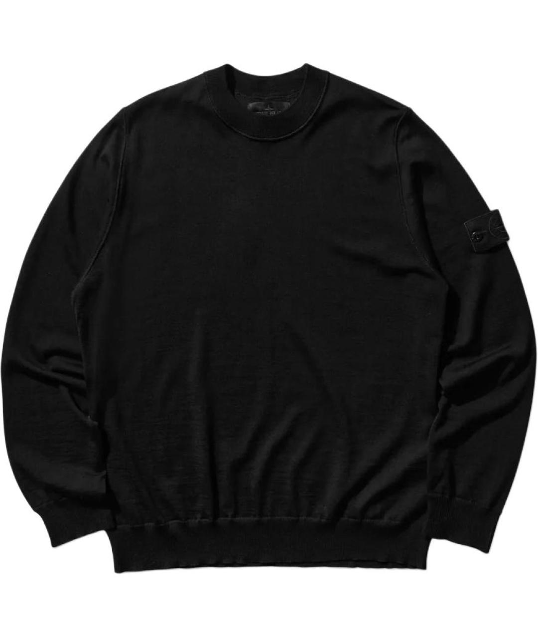 STONE ISLAND Черный джемпер / свитер, фото 1