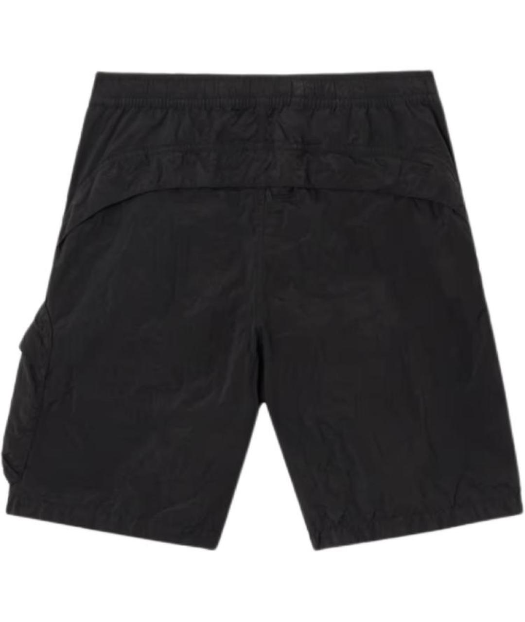 STONE ISLAND Черные шорты, фото 2