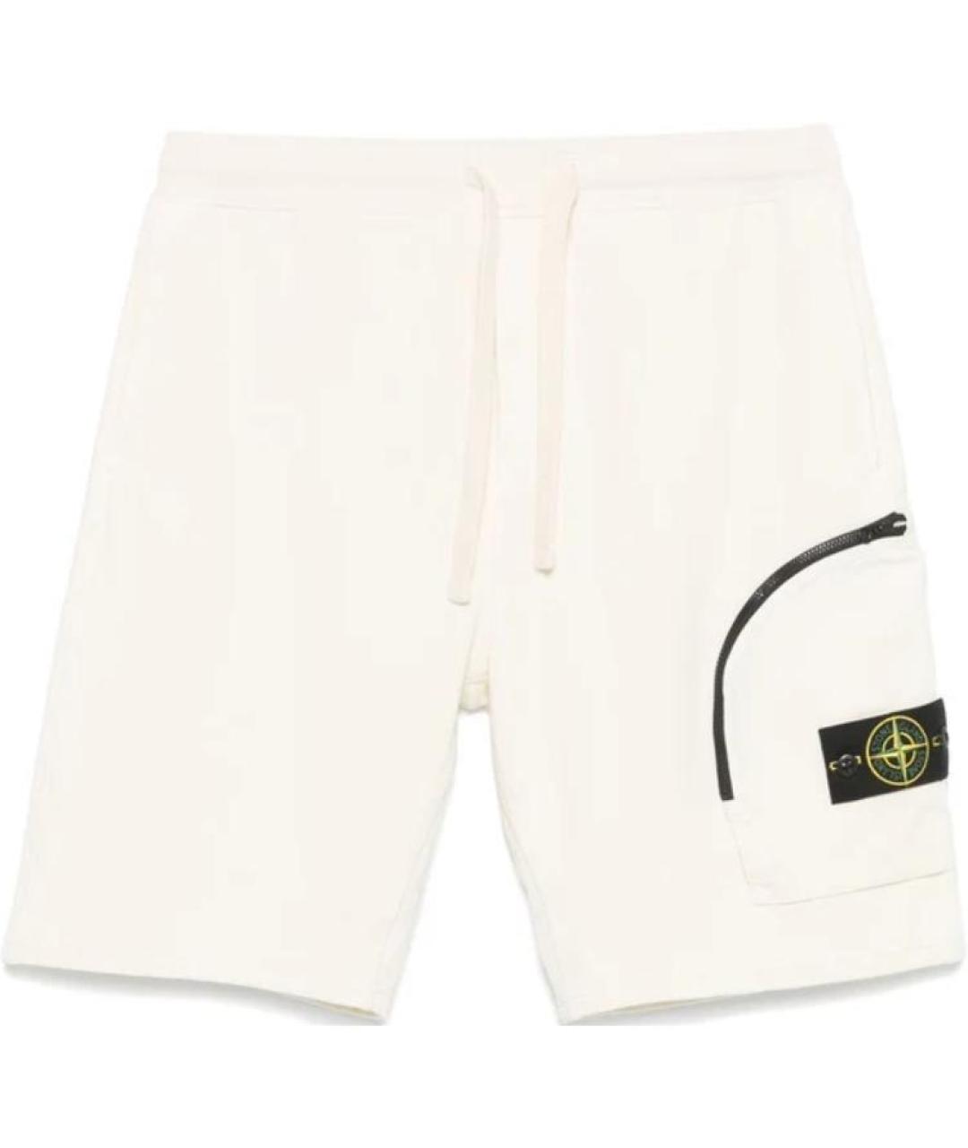STONE ISLAND Белые шорты, фото 1