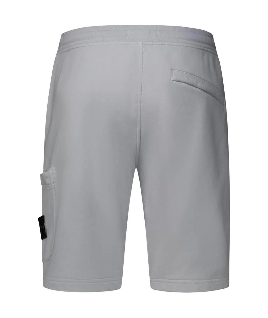 STONE ISLAND Серые шорты, фото 2