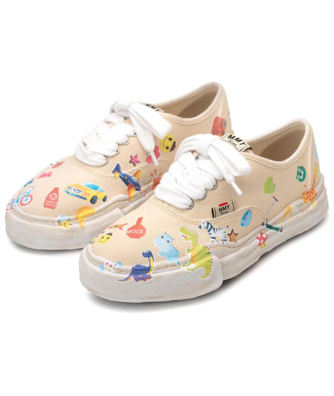 Mihara Yasuhiro Белые кеды, фото 3