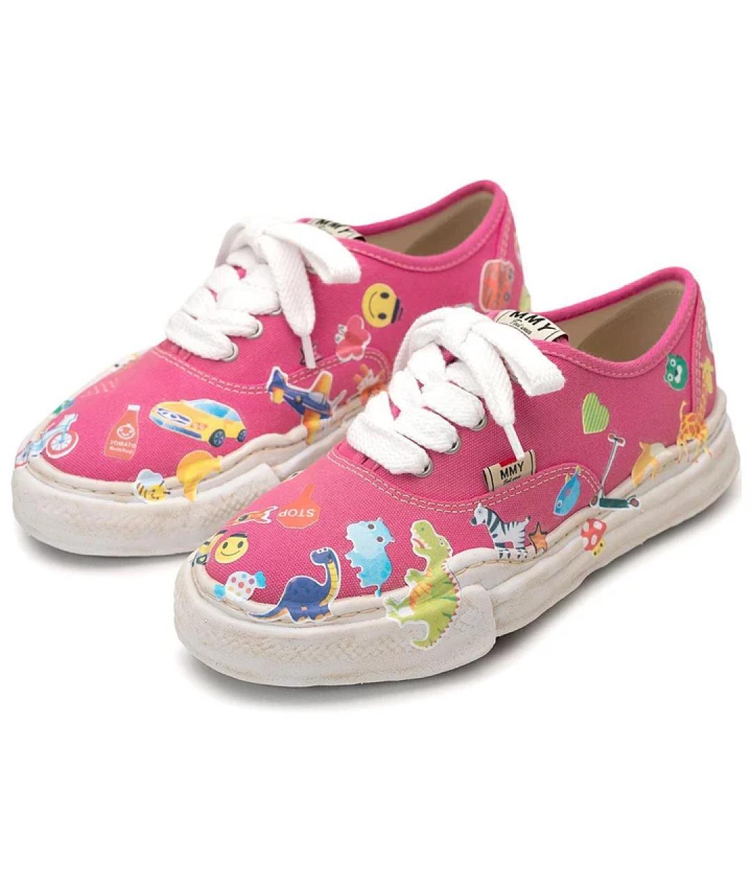 Mihara Yasuhiro Розовые кеды, фото 3