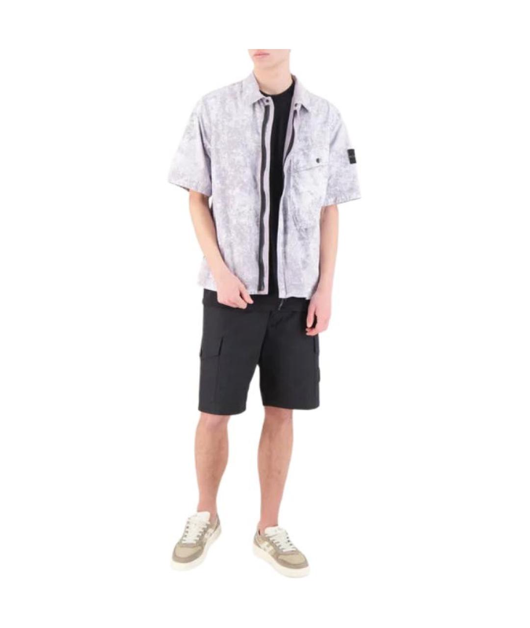 STONE ISLAND Мульти хлопковая кэжуал рубашка, фото 3