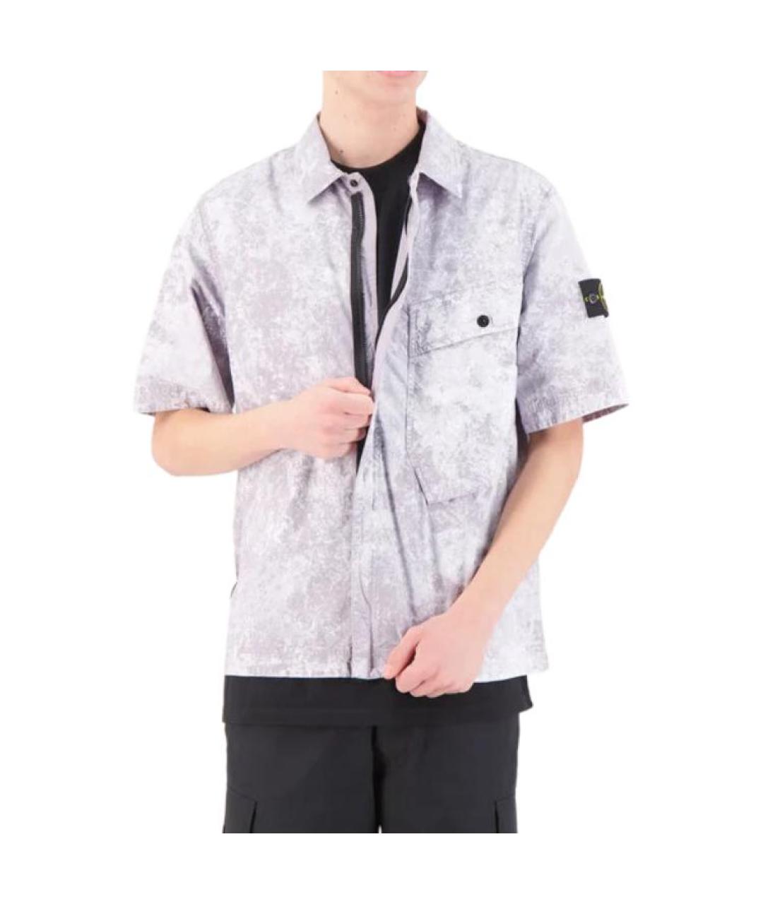 STONE ISLAND Мульти хлопковая кэжуал рубашка, фото 4