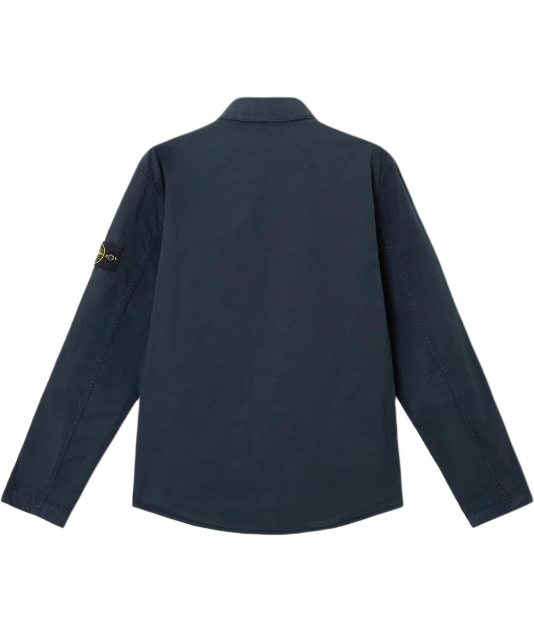 STONE ISLAND Темно-синяя куртка, фото 2