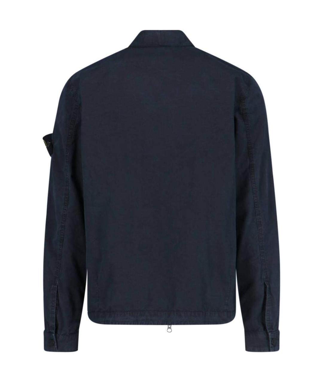 STONE ISLAND Синяя хлопковая куртка, фото 2