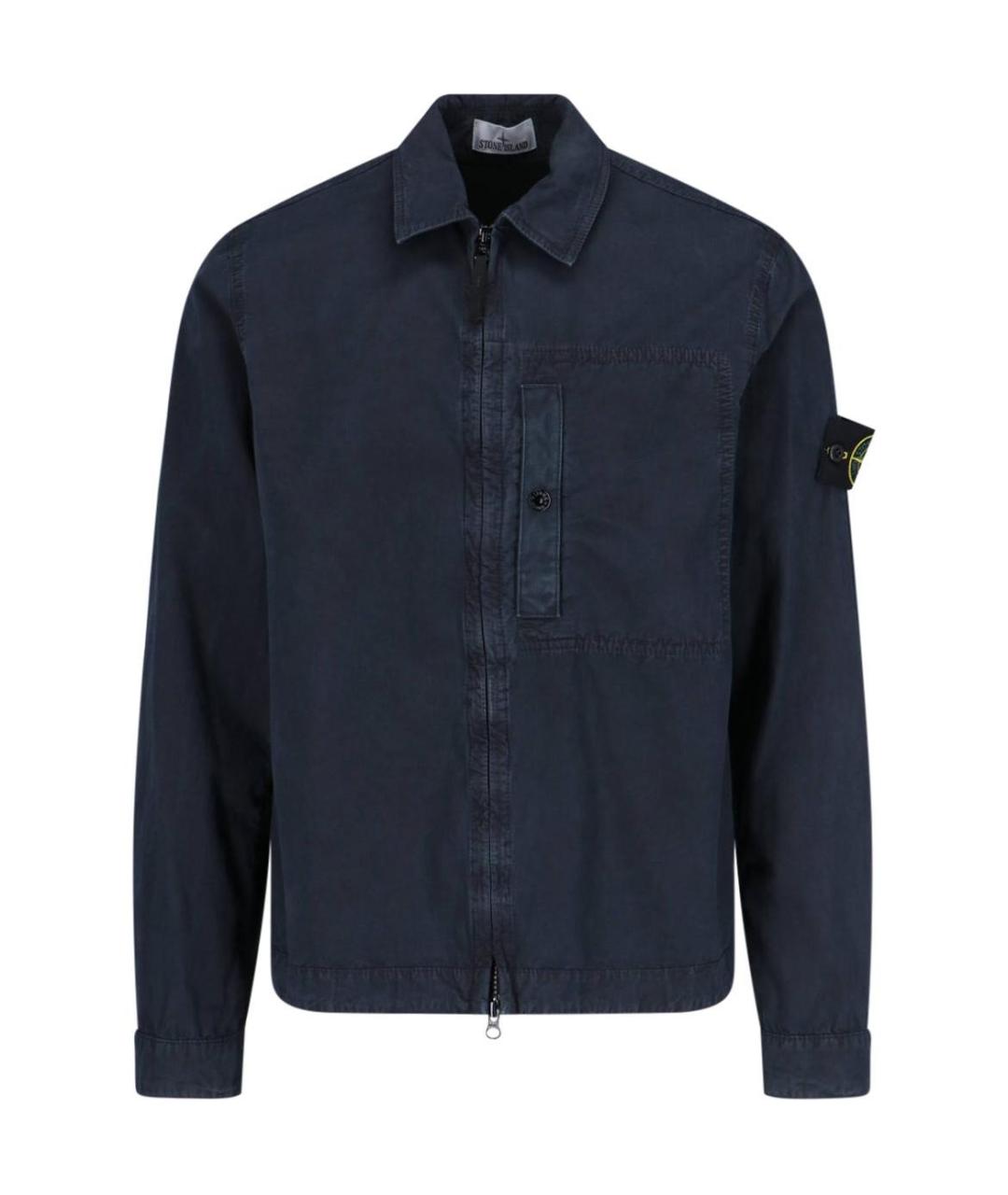 STONE ISLAND Синяя хлопковая куртка, фото 1