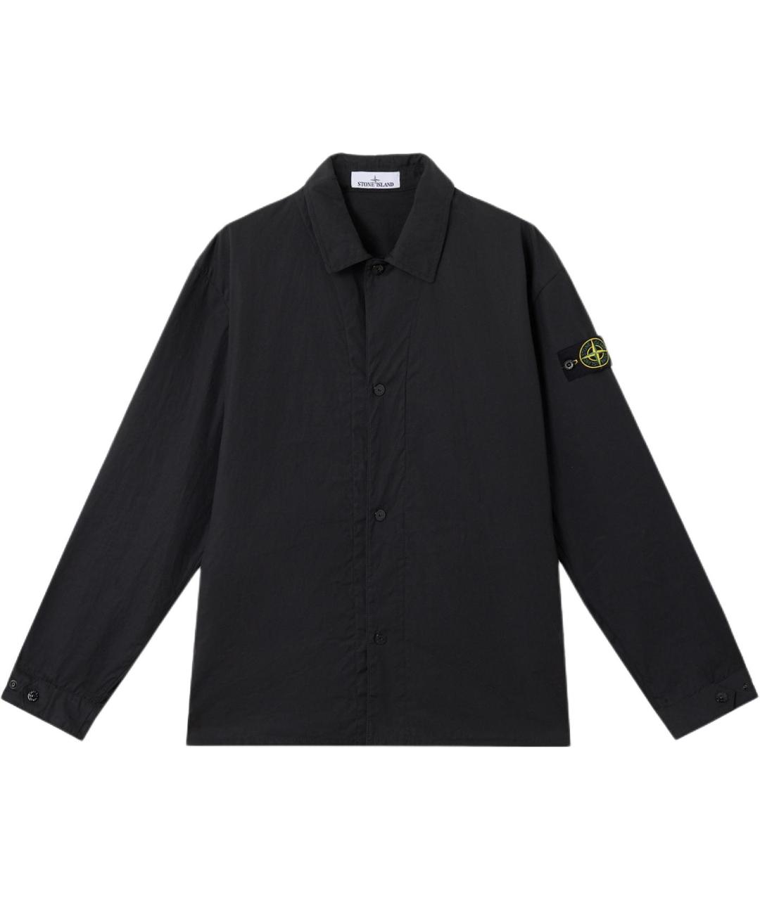 STONE ISLAND Черная кэжуал рубашка, фото 1