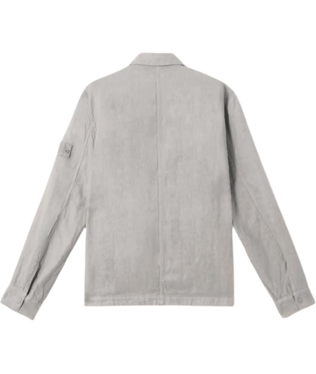 STONE ISLAND Серая классическая рубашка, фото 2