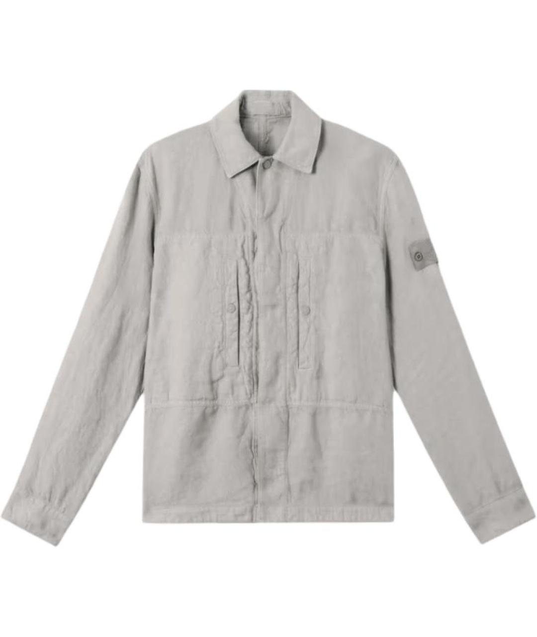 STONE ISLAND Серая классическая рубашка, фото 1