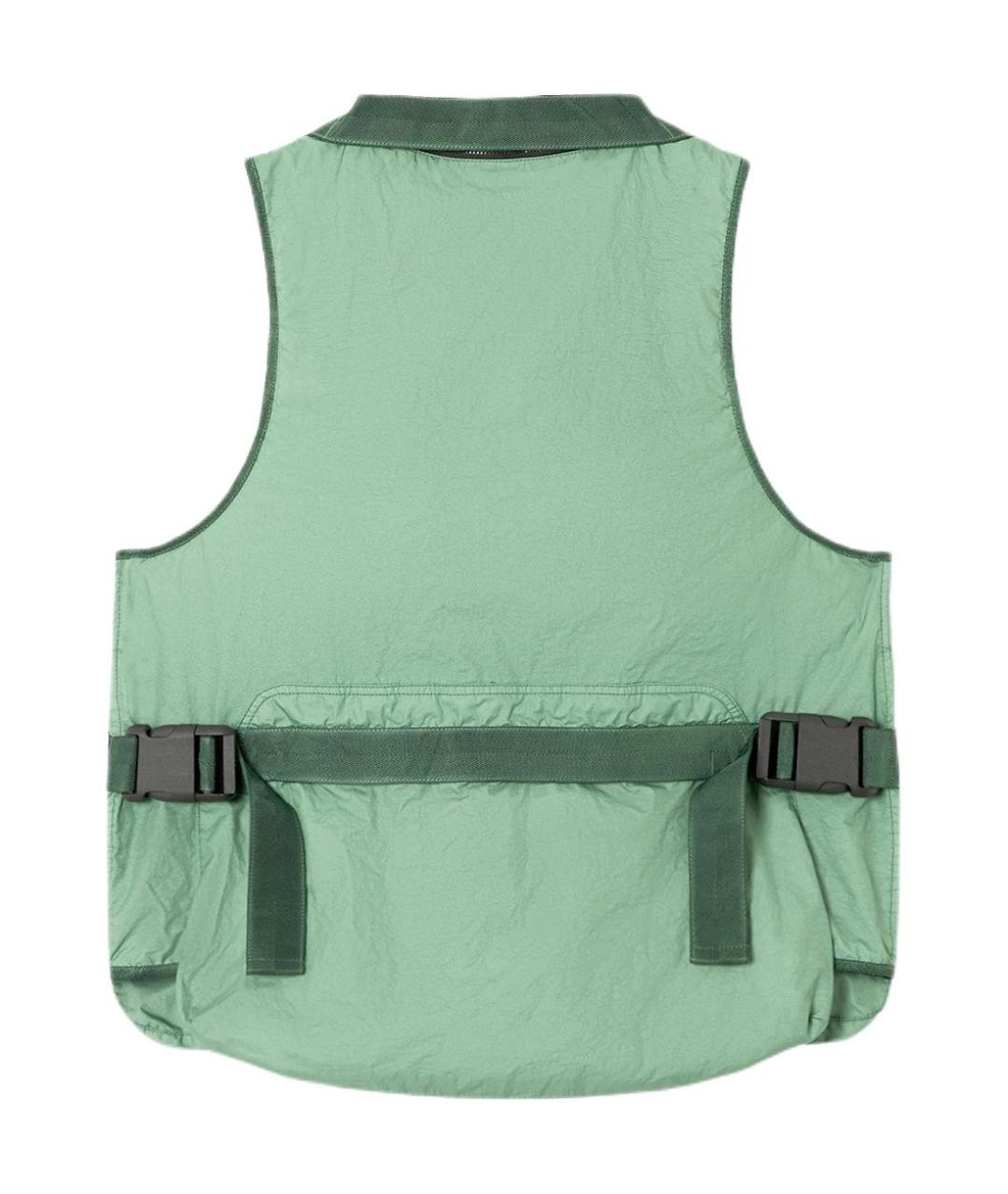 STONE ISLAND Зеленый жилет, фото 2