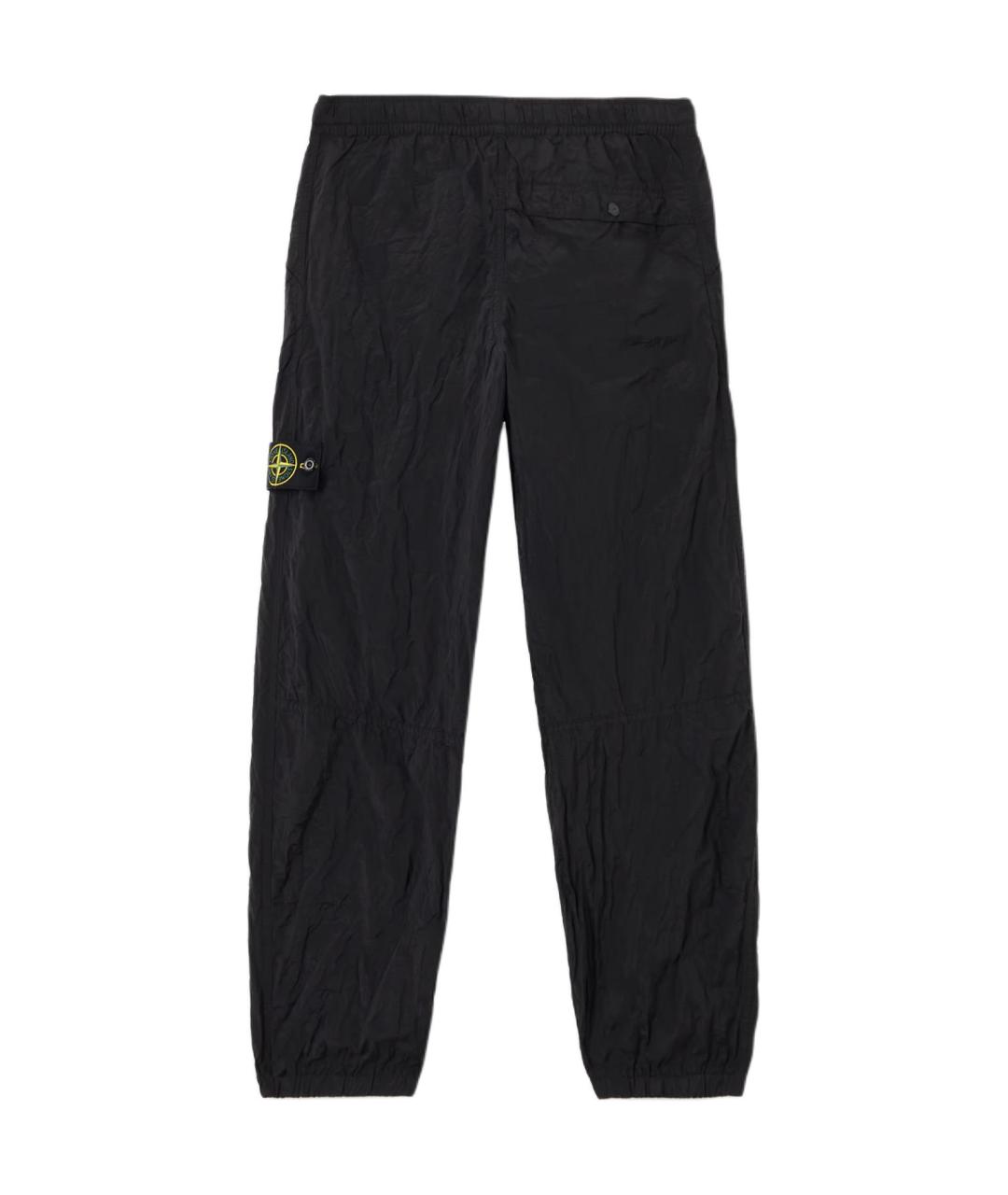 STONE ISLAND Черные повседневные брюки, фото 2