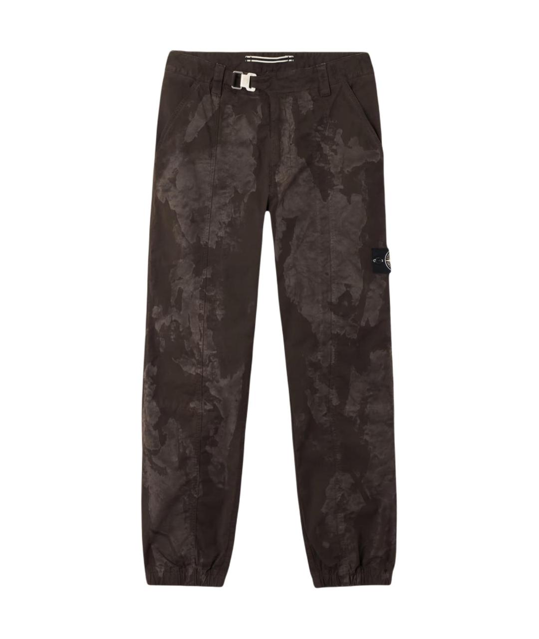 STONE ISLAND Зеленые повседневные брюки, фото 1